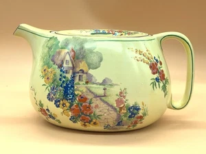 1930's Royal Winton Pottery English Country Cottage Garden coffee pot. 301262. - Picture 1 of 11