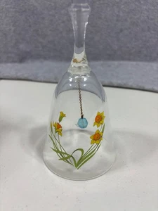 AVON Colección Regalo 24% Cristal Plomo Campana Cumpleaños Marzo Floral Azul En Caja - Imagen 1 de 16