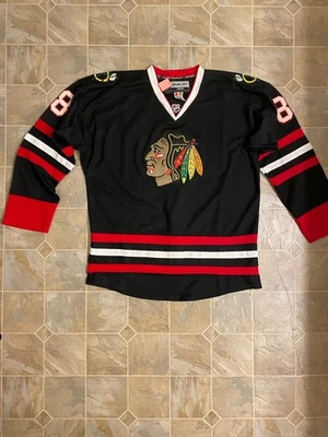 Reebok Chicago Blackhawks Patrick Kane Jersey Black Men’s Size 56 XXL 2XL DAMAGE - Image 1 of 4