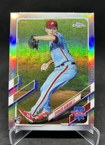 2021 Topps Chrome Spencer Howard Rookie Refractor #114 Phillies - Picture 1 of 2