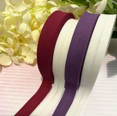 Bias Tape, 20mm Bias Tape, Single Folded Bias Binding, Cotton Bias Tape - Image 1 of 4