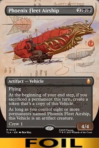 1x - Phoenix Fleet Airship - FOIL BORDERLESS - Avatar: The Last Airbender MTG - Picture 1 of 1