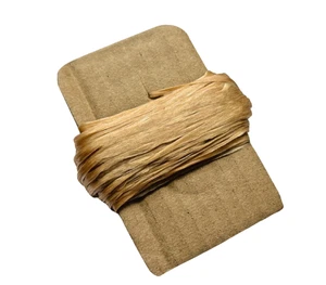 USA Made Natural Artificial Sinew Waxed Flat Polyester Thread,  Sinue, 20 yards - Picture 1 of 4
