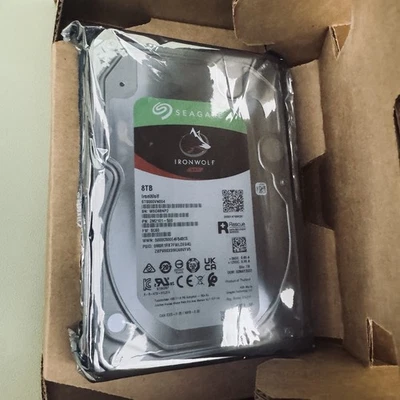 Seagate Ironwolf 8TB NAS внутренний жесткий диск с спасения восстановления данных новый - Изображение 1 из 4