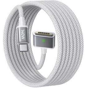 USB-C to Magnetic 3 Fast Charging Cable 6.6 ft, Cable for MacBook Air & Pro - Picture 1 of 5