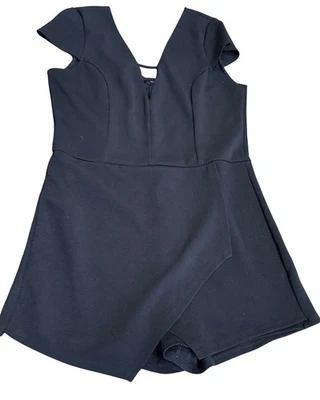 Mameluco vintage Charlotte Russe negro para mujer XL hecho en EE. UU. Y2K Foto 1 de 4