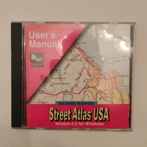 DeLorme Mapping SOFTWARE Street Atlas USA Version 2.0 Windows - Picture 1 of 4