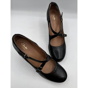 Clarks CIERA DUSK Black Heels, Size 11, 32-06 - Picture 1 of 11