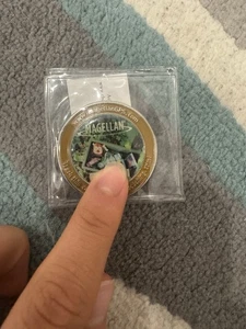 Magellan eXplorist Monkey Cache Geocoin - Picture 1 of 1