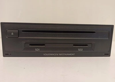 3Q0035874A Volkswagen Golf Passat Navi Radio Steuergerät - Bild 1 von 4