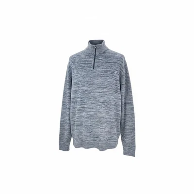 VIA Europa Heathered Grey Acrylic Sweater - XXL - Excellent - Image 1 of 4