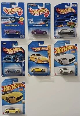 Lot of 7 1992-2022 Hot Wheels Nissan Z - 370Z - Z Proto - 300ZX - Custom Z - Image 1 of 4