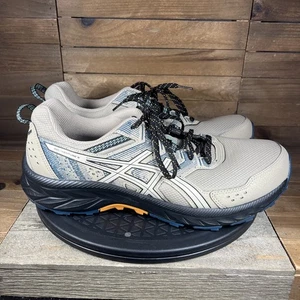 Zapatos deportivos Asics para hombre talla 12 GEL-VENTURE 9 gris pluma con cordones - Imagen 1 de 10