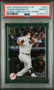 Jasson Dominguez 2024 Topps Transcendent Rookie /100 Through The Years PSA 10 - Picture 1 of 2