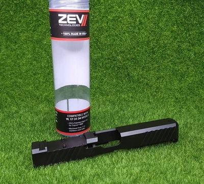 ZEV Z17 Duty Stripped Slide RMR Cut for Glock 17 Gen 5 - SLD-Z17-5G-DUTY-RMR-BLK - Image 1 of 4