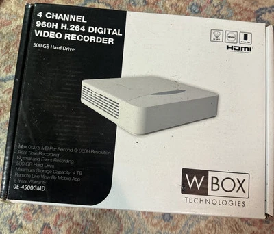 W Box 0E-4500GMD 4CH HDMI 500GB HD 9600H H.264 DVR - Image 1 of 2