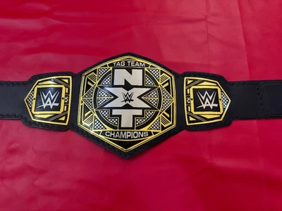 NXT Tag Team Wrestling Championship Belt 2mm Red Back - Image 1 of 4