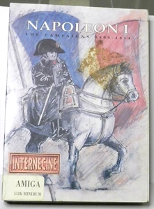 Napoleón I, Internecine para Commodore Amiga - En muy buen estado completo con caja/manual/tarjetas z7 - Imagen 1 de 11