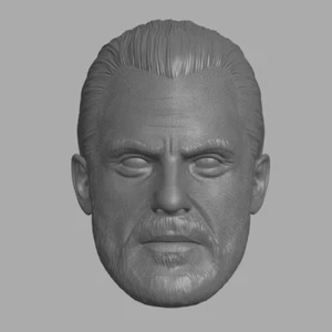Barry Burton Resident Evil custom head for Marvel Legends & other action figure - Picture 1 of 1