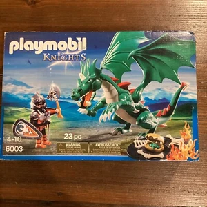 NEW - Playmobil 6003 Medieval Castle Green Dragon Nest Knight Accessories 2013 - Picture 1 of 6