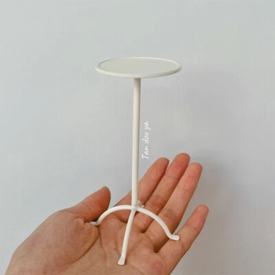 1/6 Scale Doll House Miniature Tiny Furniture High Coffee Side Table Dining Room - Image 1 of 4