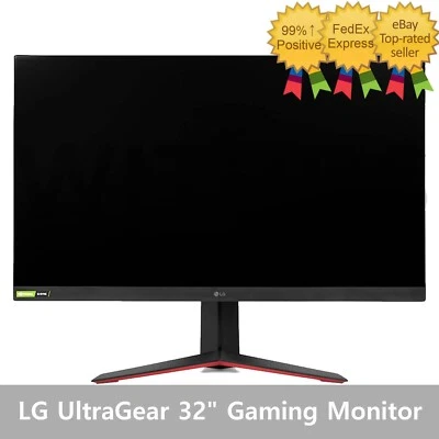 LG 32GP850 Ultra Gear 32" Gaming Monitor Nano IPS 1ms 165Hz QHD - Tracking - Image 1 of 4