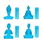 Yoga Girl Silicone Mold Yoga Mat Mold Used for Home Office Table Ornament