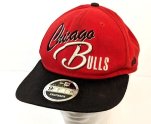 Chicago Bulls New Era 9Fifty Hat Cap Snap Back Basketball NBA Embroidered - Picture 1 of 19