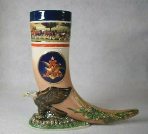 Anheuser-Busch Collection: Traditional Ceramic Horn boxed never used 2005 COA - Picture 1 of 12