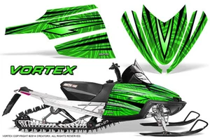 ARCTIC CAT M CROSSFIRE SNOWMOBILE SLED GRAPHICS KIT WRAP CREATORX VORTEX BG - Bild 1 von 1