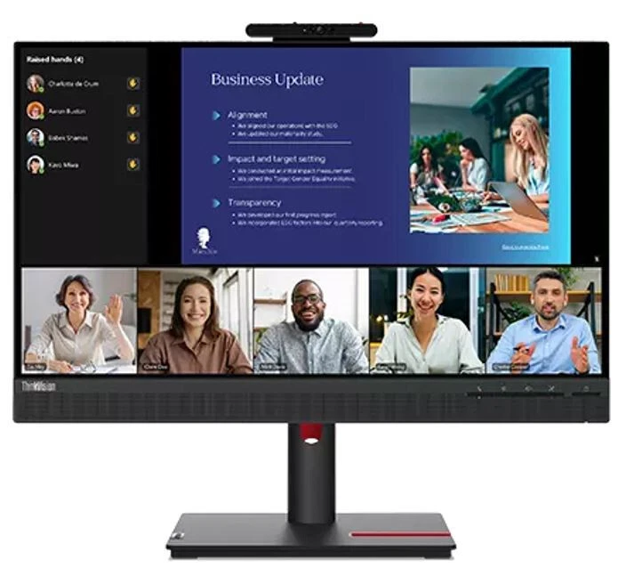 LENOVO ThinkVision T24V-30 23.8'/24' 75Hz FHD IPS Monitor 1920x1080 16:9 4ms Hei - Image 1 of 1