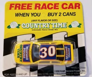 Country Time Maxwell House Rare Promo 1990 Vintage Toy Pontiac Race Car #30 NIP - Picture 1 of 6