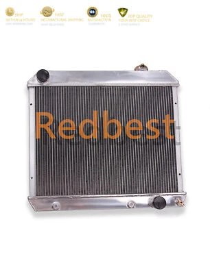 3Row Aluminum Radiator CC284 For 1961-1966 Chevy C10 Pickup Pontiac Bonneville Foto 1 de 4