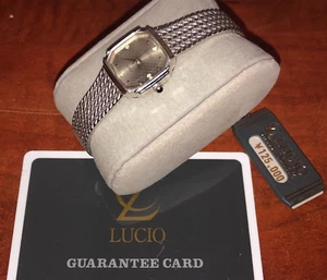 Lucio Quartz Swiss Made Womens All Stainless Steel Vintage Watch - Picture 1 of 2