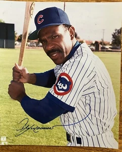 Andre Dawson Signed Autographed 8 x 10 Photo Chicago Cubs - FREE SHIPPING - Picture 1 of 2