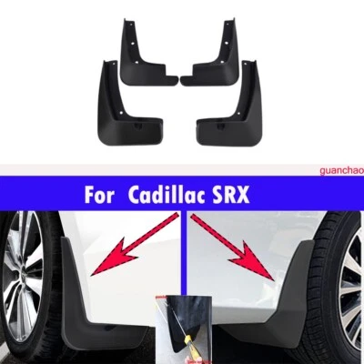 Cuatro guardabarros delanteros y traseros del coche para Cadillac SRX 2008-2023 Foto 1 de 4