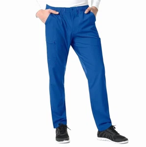 Carhartt Men's 2XL TALL Athletic Scrub Bottoms Cargo Pants - 2XLT Royal Blue - Picture 1 of 2
