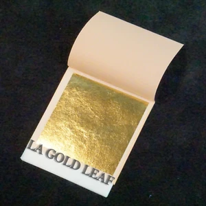 Hoja de oro L.A.: hojas de hoja de oro triple genuino de 23 K (sueltas o transferidas) - Imagen 1 de 3