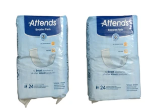Attends Unisex Ultra Thin Light Saugfähigkeit Booster Pads 3,5 x 11", 48 Stück - Bild 1 von 7