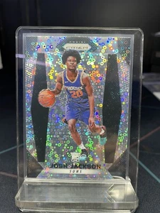 2017-18 Prizm Josh Jackson Fast Break Silver Disco RC Suns Pistons - Picture 1 of 2
