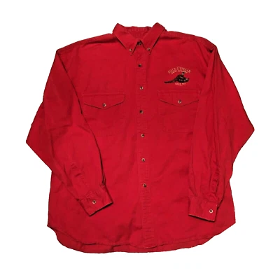 Bimini Bay Field & Stream 1871 Shirt Red Long Sleeve Button Down Men's XXL - Image 1 of 4