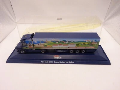 Herpa: MM Truck 2002 Scania 164 Camion Rimorchio Modello Rivista (SSK92) - Immagine 1 di 2