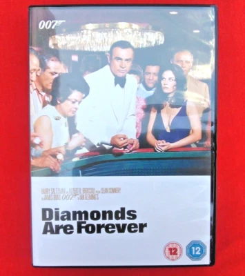 DIAMONDS ARE FOREVER - ALT ARTWORK - DVD - 2012 - REGION 2 - RARE - TRACKED POST - Image 1 of 2