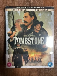 Tombstone w. Steelbook (4K UHD + Blu-ray, 1993, UK Import, Region Free) *NEW* - Picture 1 of 5