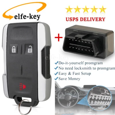 Llavero de auto + programador para Chevrolet Colorado Silverado GMC Canyon Sierra 1500 Foto 1 de 4