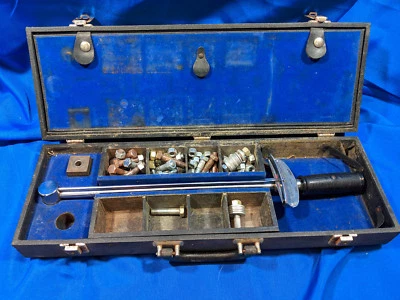 Bowman Barnes 复古扭矩扳手盒文书工作 Bowmallot 插座 Bowmetric  — 第 1/4 张图片