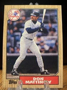 1987 Topps Chewing Gum #500 DON MATTINGLY New York Yankees - Zdjęcie 1 z 1