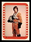 1977 Topps Star Wars Sticker #36 Star pilot Luke Skywalker EX/MT *e1
