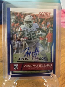 JONATHAN WILLIAMS / Artists Proof Blue #ed 05/35 2016/ Score Rookie  #353 AUTO