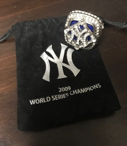 2019 New York Yankees SGA 2009 World Series Replica Ring 8/18 Brand New In Bag Cover